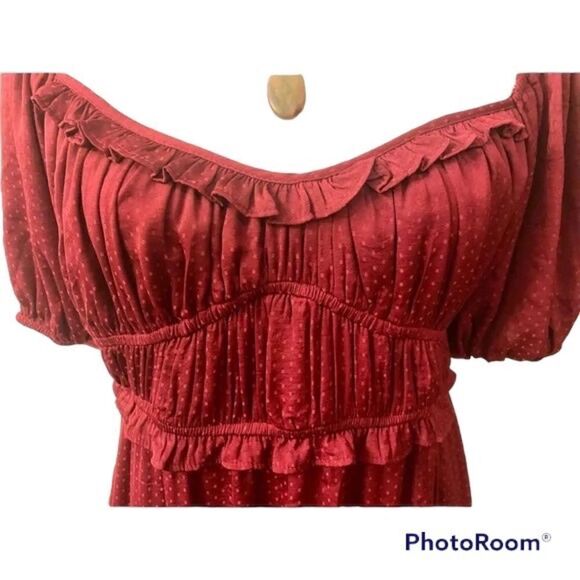 ✨dRA Lola Dress Midi Bohemian Sweetheart Neckline✨ - Picture 6 of 6